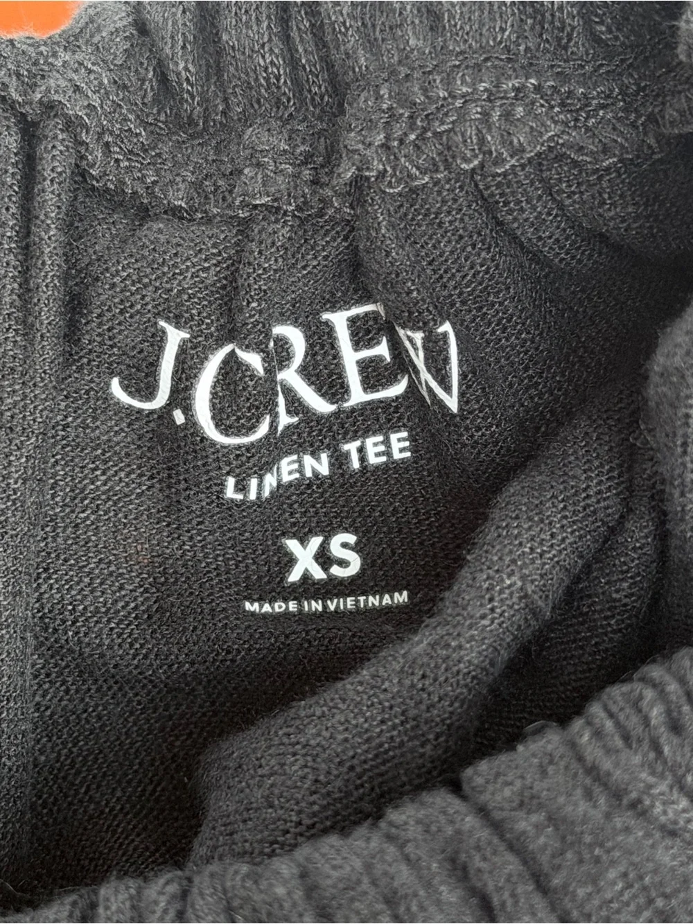 J.Crew NWT Black Bow-Tie Linen Halter Tank Top - Size X-Small